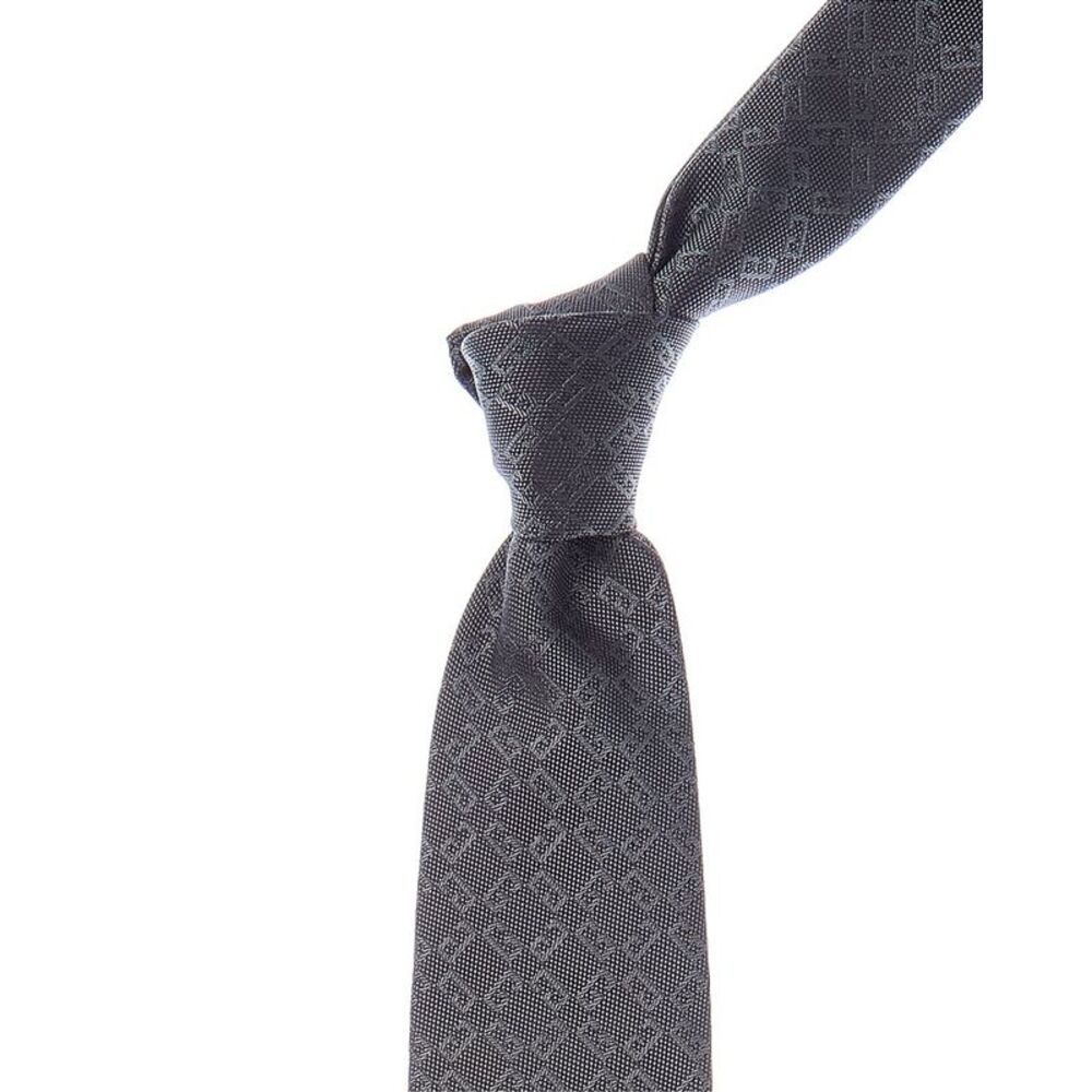 Givenchy Monogram 1972 Silk Tie, Grey